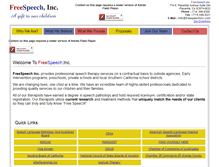 Tablet Screenshot of freespeechinc.com